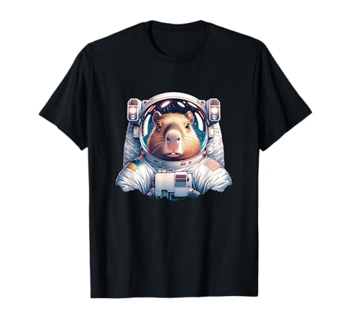 Lustiger niedlicher Capybara-Astronaut, Weltraum, Herren, Damen, Kinder T-Shirt Lustiger niedlicher Capybara-Astronaut, Weltraum, Herren, Damen, Kinder T-Shirt von Its My Capy Birthday Happy Capybara Birthday Shirt