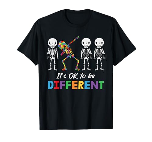 Autismus-Bewusstseins-Shirt für Damen, Kinder, It's Ok To Be Different T-Shirt Autismus-Bewusstseins-Shirt für Damen, Kinder, It's Ok To Be Different T-Shirt von Its Ok To Be Different Autism Awareness Shirt