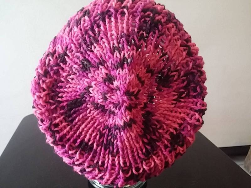 Rosa Traum Rasta Stil Slouchy Beanie Rosa Traum Rasta Stil Slouchy Beanie von ItsAKnitLife