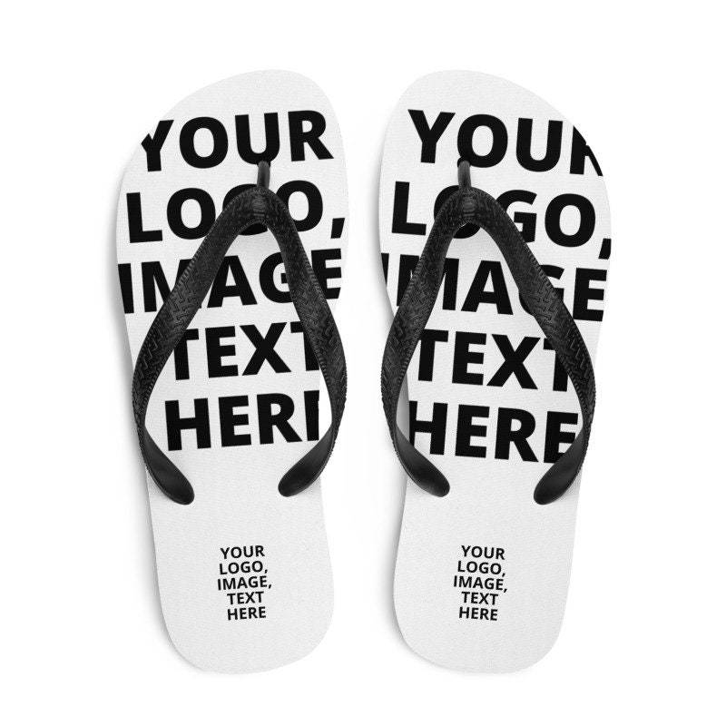 Anpassbare Sublimations-Flip-Flops Fügen Sie Ihr Design Hinzu von ItsAboutYouCustomize
