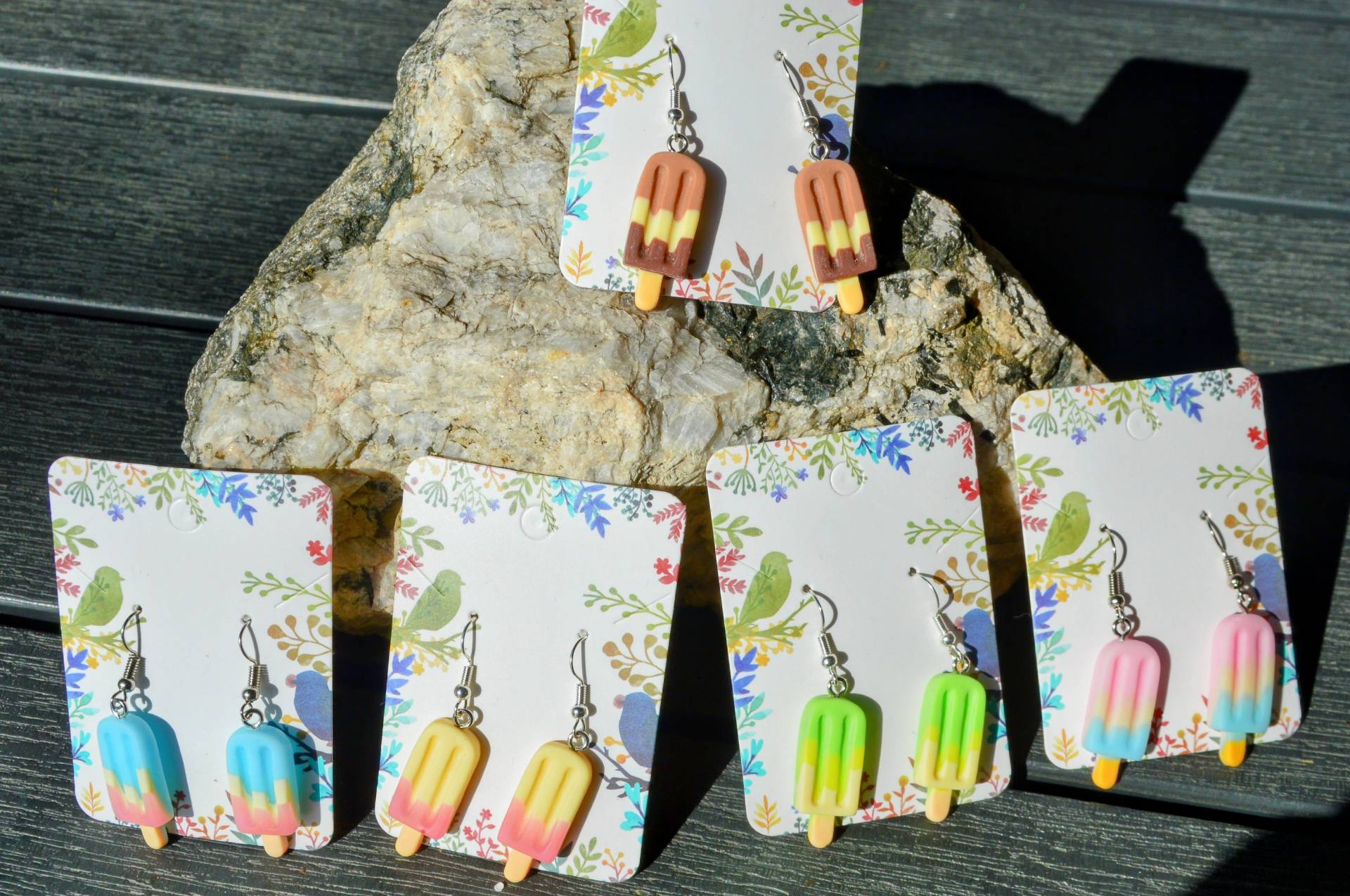 Ohrringe Mit Motiv Eis Am Stiel Lustig , Strand, Sommer. Besonders von ItsAll4you2024