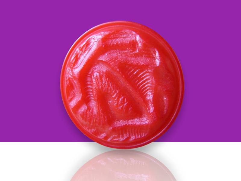 Leuchtend Roter Party Ring von ItsDanaMade