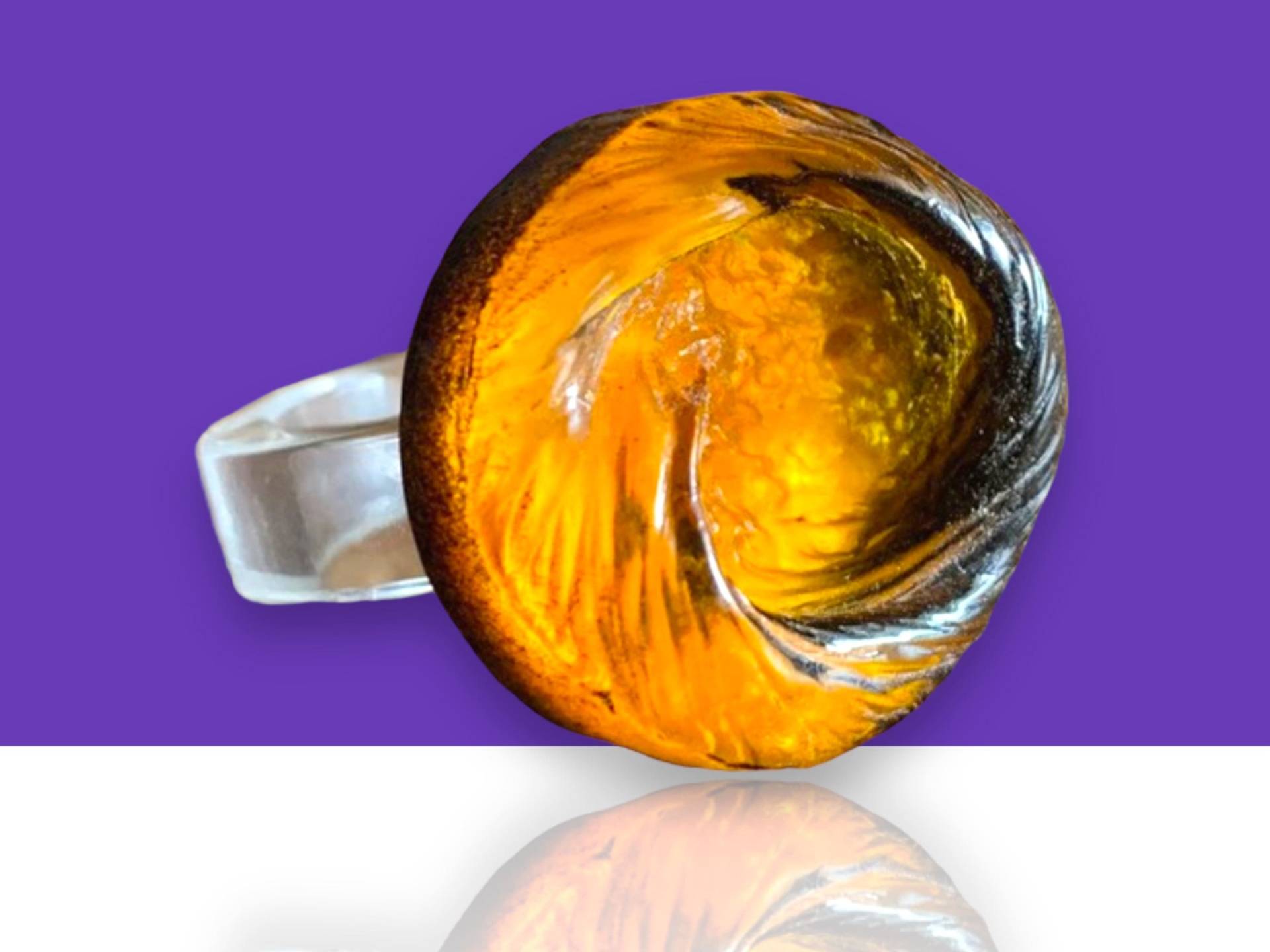 Swirly Bernstein Ring von ItsDanaMade