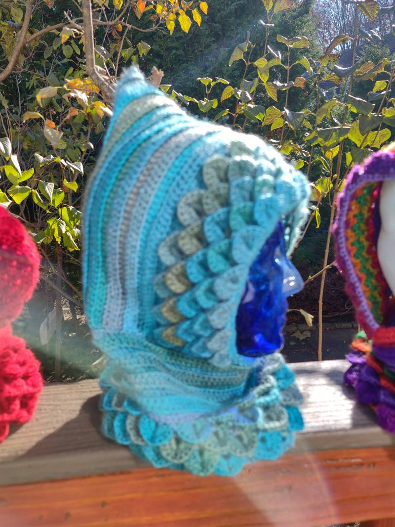 Krokodil-stich Kapuzenschal/Dragon-Skala-Hoodie Krokodil-stich Kapuzenschal/Dragon-Skala-Hoodie von ItsIntheBagCrochet