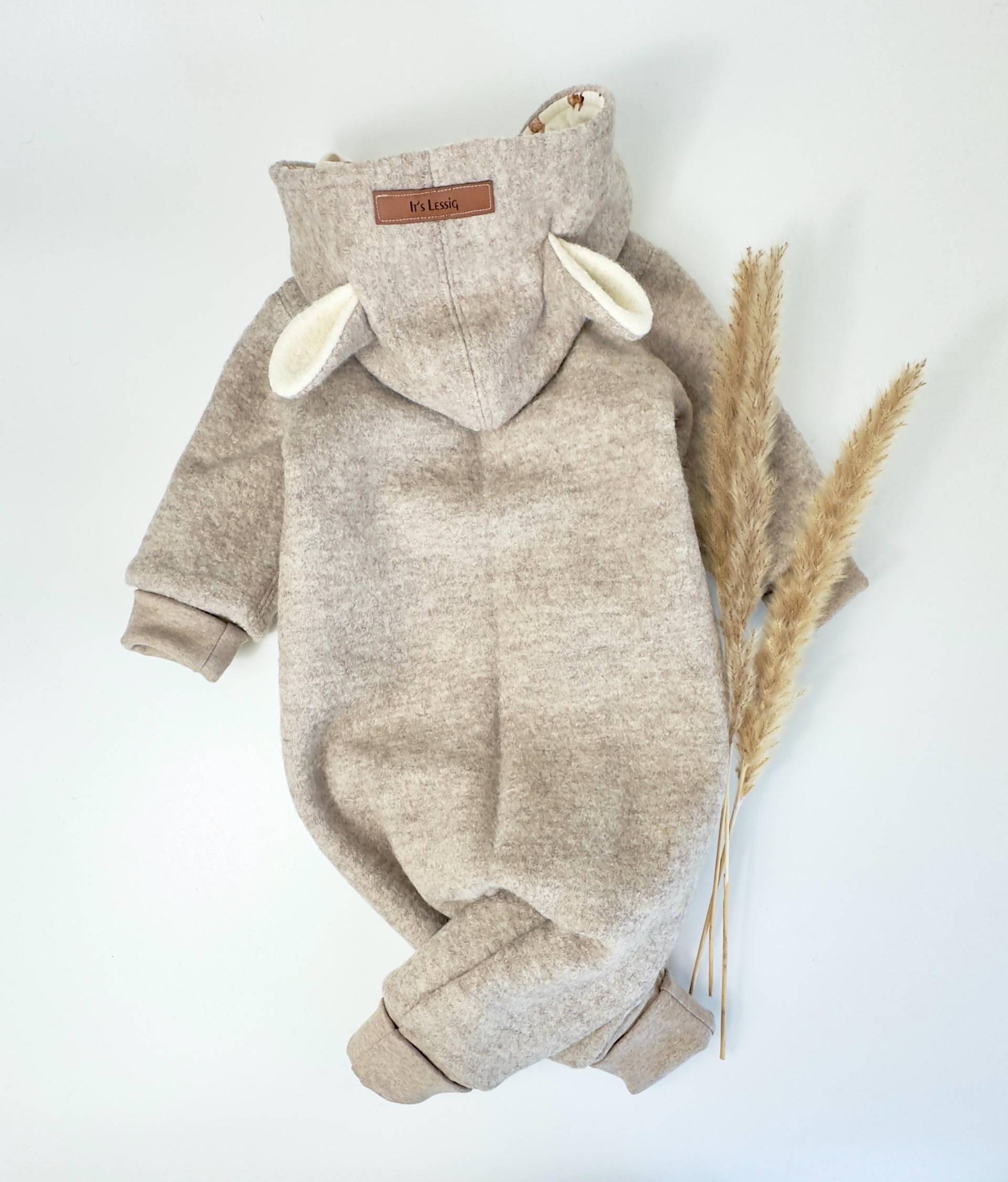 Walkoverall „Rehkitz Beige" Gr 80-86 von ItsLessig