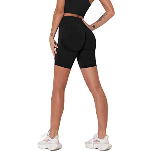 IuulFex Scrunch Butt Shorts Kurze Leggings Damen Push Up Booty Seamless Sporthose Hohe Taille Yogahose Yoga Fitness Gym Shorts von IuulFex