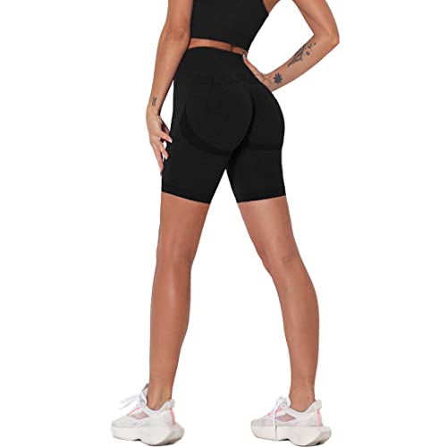 IuulFex Scrunch Butt Shorts Kurze Leggings Damen Push Up Booty Shorts Seamless Sporthose Hohe Taille Yogahose Yoga Fitness Gym Shorts von IuulFex