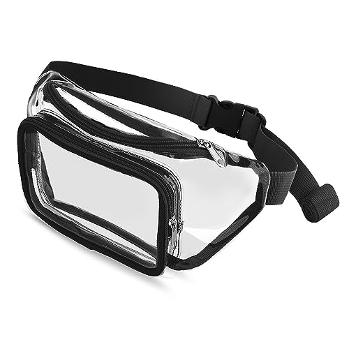 Bauchtasche für Frauen, holografische Bauchtasche, schillernd, niedlich, Taillengürtel, Bauchtasche, Mode für Rave, Festival, Veranstaltungen, Spiele, #7 Clear Fanny Pack von Iuulfex