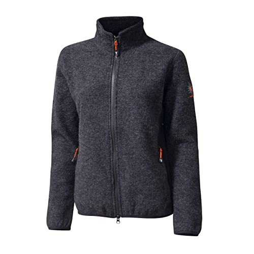 Ivanhoe of Sweden Diese Damen-Jacke, Full-Zip, Dieses gekochte Wolle-und-Lycra -Casual - Grau - von Ivanhoe of Sweden