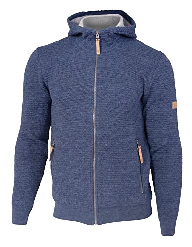 Ivanhoe of Sweden M Morel Hood Blau - Funktionale gemütliche Herren Wolljacke, Größe XXL - Farbe Denim von Ivanhoe of Sweden