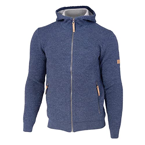 Ivanhoe of Sweden M Morel Hood Blau - Funktionale gemütliche Herren Wolljacke, Größe XXL - Farbe Denim von Ivanhoe of Sweden