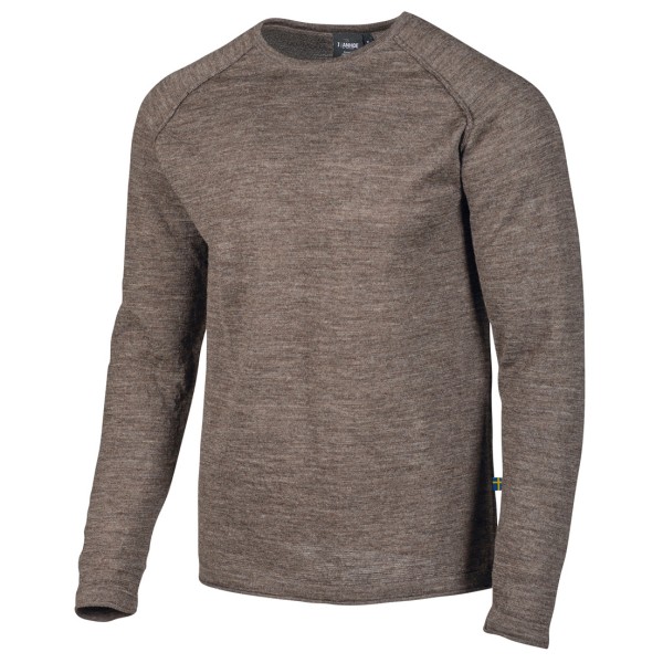 Ivanhoe of Sweden - NLS Beech Crewneck - Wollpullover Gr 3XL grau/braun von Ivanhoe of Sweden