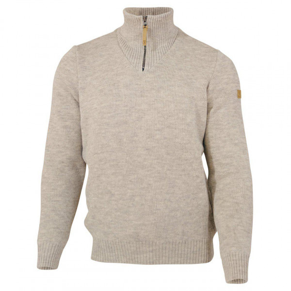 Ivanhoe of Sweden - NLS Elm Half Zip - Wollpullover Gr M grau/beige von Ivanhoe of Sweden