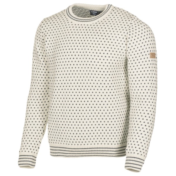 Ivanhoe of Sweden - Sverre Crewneck - Wollpullover Gr M beige von Ivanhoe of Sweden
