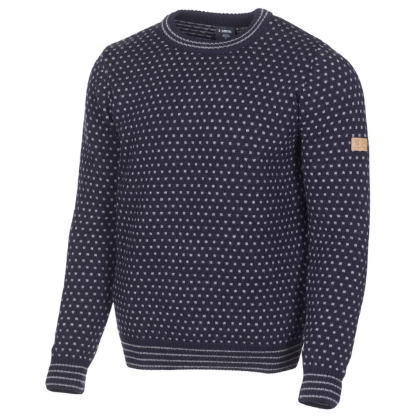 Ivanhoe of Sweden - Sverre Crewneck - Wollpullover Gr S blau von Ivanhoe of Sweden