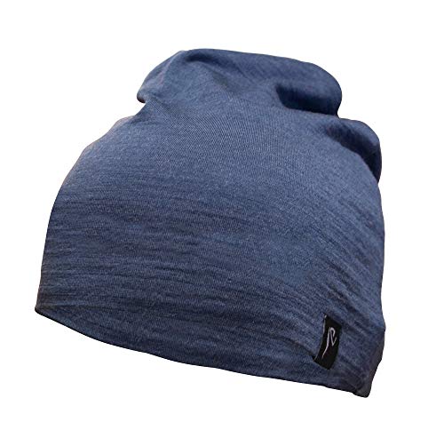 Ivanhoe of Sweden Underwool Hat Blau, Merino Kopfbedeckung, Größe One Size - Farbe Steelblue von Ivanhoe of Sweden
