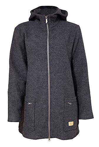 Ivanhoe of Sweden W Gy Viskan Wb Grau, Damen Isolationsjacke, Größe 42 - Farbe Graphite Marl von Ivanhoe of Sweden