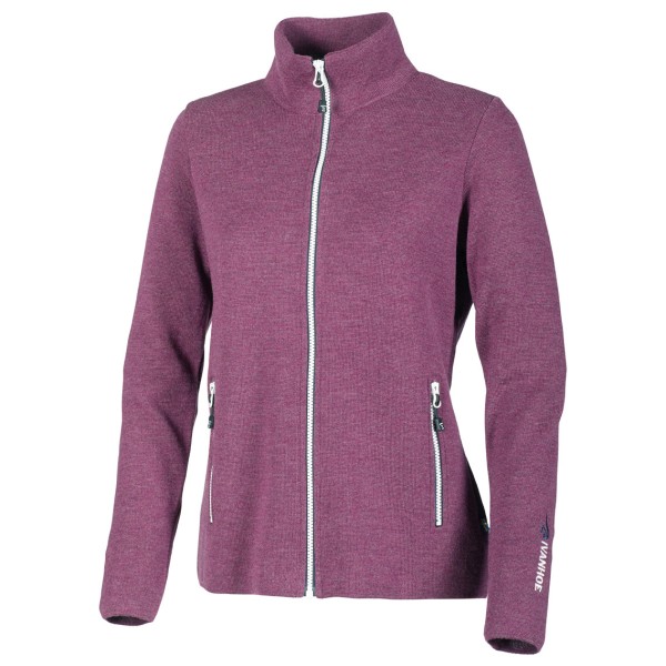 Ivanhoe of Sweden - Women's Hedda Full Zip - Merinojacke Gr 44 lila von Ivanhoe of Sweden