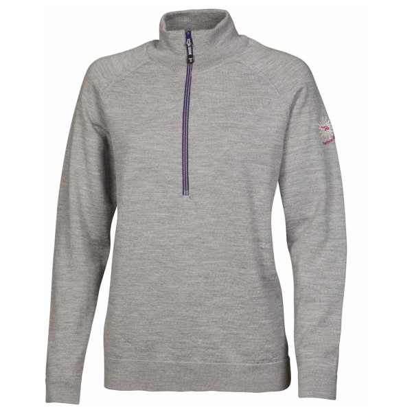 Ivanhoe of Sweden - Women's Jana Half Zip - Merinopullover Gr 36;38;40;42 grau von Ivanhoe of Sweden