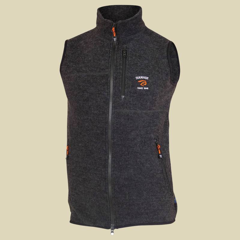 ZANE Vest Men Größe L  Farbe graphite marl von Ivanhoe