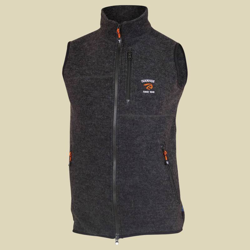 ZANE Vest Men Größe M  Farbe graphite marl von Ivanhoe
