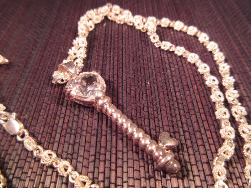 Bezaubernde Sterlingsilber Schlüsselkette - Alx -Reserviert von IvansJewelry