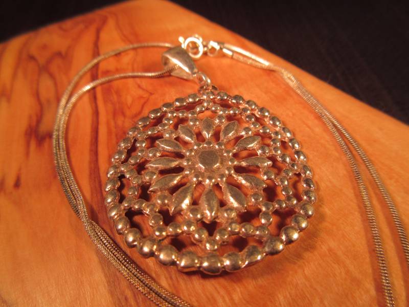 Boho Sterling Silber Halskette von IvansJewelry