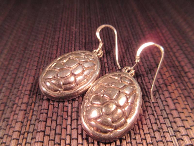 Coole Strukturierte Sterling Silber Ohrringe von IvansJewelry