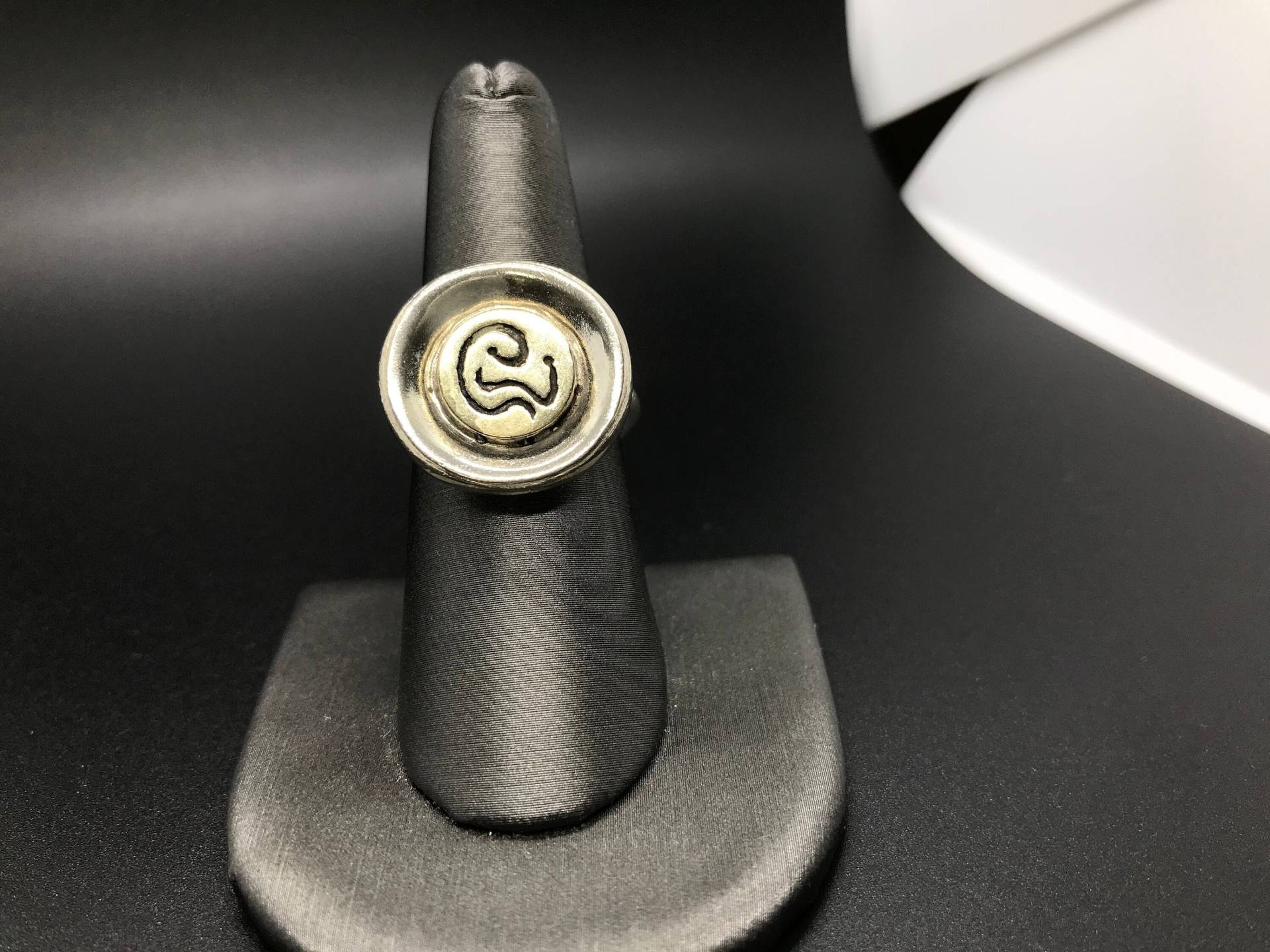 Schicker Sterling Silber Ring 7, 5 von IvansJewelry