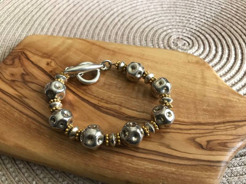 Schickes Silber Messing Armband von IvansJewelry