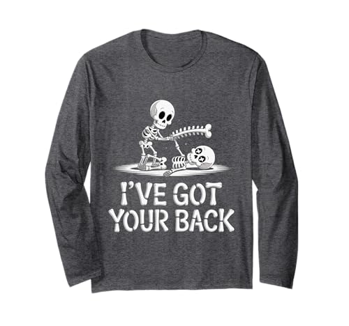 Skelett Ive Got Your Back Halloween Männer Frauen Jugend Mädchen Langarmshirt Skelett Ive Got Your Back Halloween Männer Frauen Jugend Mädchen Langarmshirt von Ive Got Your Back Skeleton Halloween