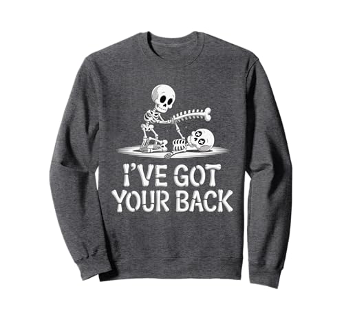 Skelett Ive Got Your Back Halloween Männer Frauen Jugend Mädchen Sweatshirt von Ive Got Your Back Skeleton Halloween