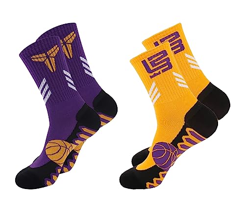 Ivedin | Pack Technische Sportsocken NBA für Erwachsene | Leistung, Widerstandsfähigkeit und Weichheit | Atmungsaktive Baumwolle | Hochleistungssport | Einheitsgröße 37-43 EU (Pack 2A) von Ivedin