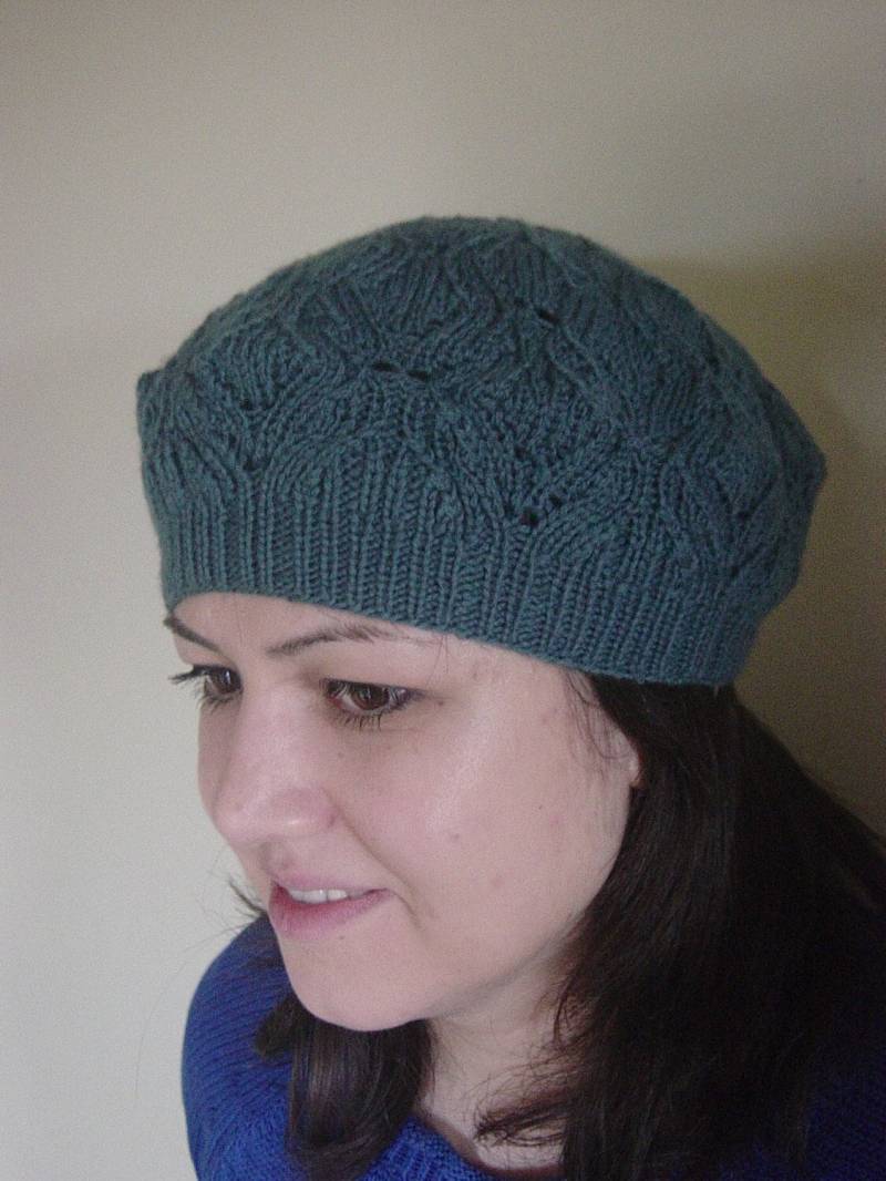 Beret Hut Damen Teens Spitze Handgestrickt Wollmischung Beret Hut Damen Teens Spitze Handgestrickt Wollmischung von Ivolgaknits