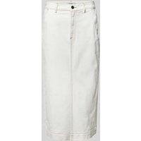 Ivy Oak Jeansrock mit Gürtelschlaufen Modell 'STEFANIE' in Offwhite, Größe 38 von Ivy Oak