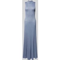 Ivy Oak Maxikleid mit Turtleneck Modell 'FLORA' in Hellblau, Größe XS von Ivy Oak