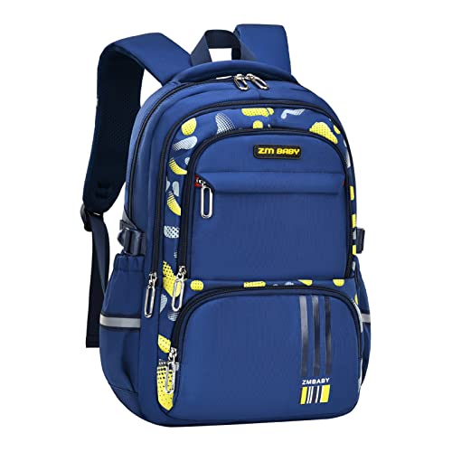 IvyH Schulrucksack Jungen,Bleiben Sie Bequem und Sicher mit Unserem Atmungsaktiven Rucksack Jungen-mit Rutschfestem Brustgurt,Reflektierendem Streifen von IvyH