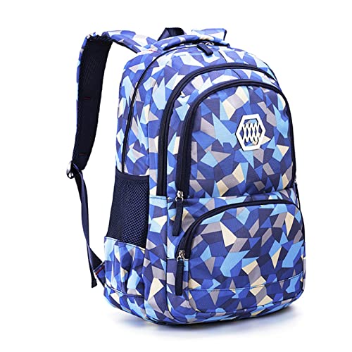 IvyH Schulrucksack Mädchen Teenager Schultaschen Jungen Ranzen Ergonomischem Kinder Rucksäcke Verweilen Druck Schulranzen für 8 10 15 Jahre School Bags for Boys Girls Schulranzen Groß für Schule von IvyH