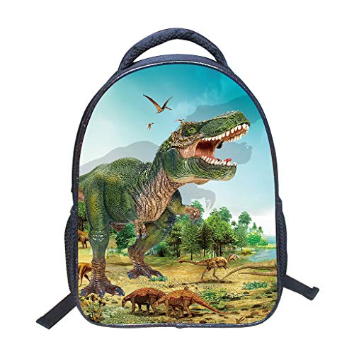 Kleinkind Rucksack Jungen Kindergarten Schulrucksäcke, Kinder 3D Dinosaurier Schulranzen Vorschulrucksack Leicht Schultasche für Kinder 2-5 Jahre von IvyH