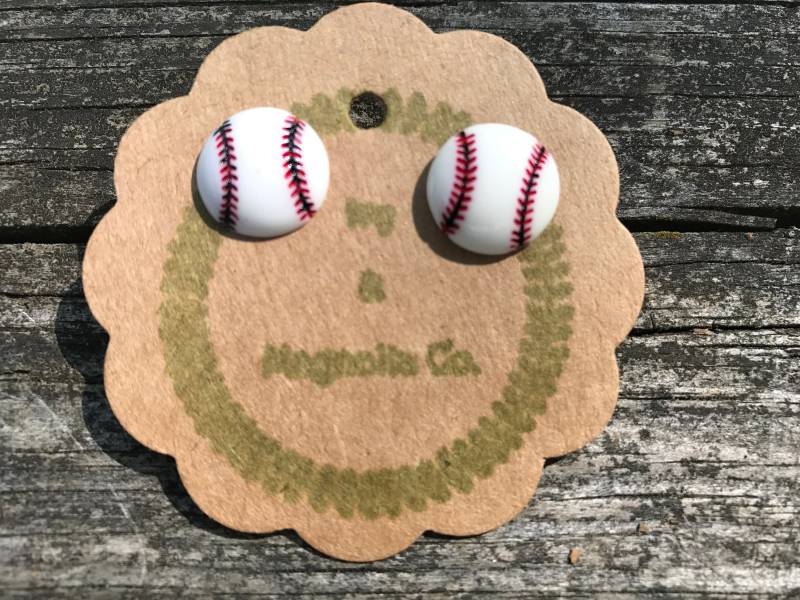 Baseball-Ohrringe von IvyandMagnoliaCo