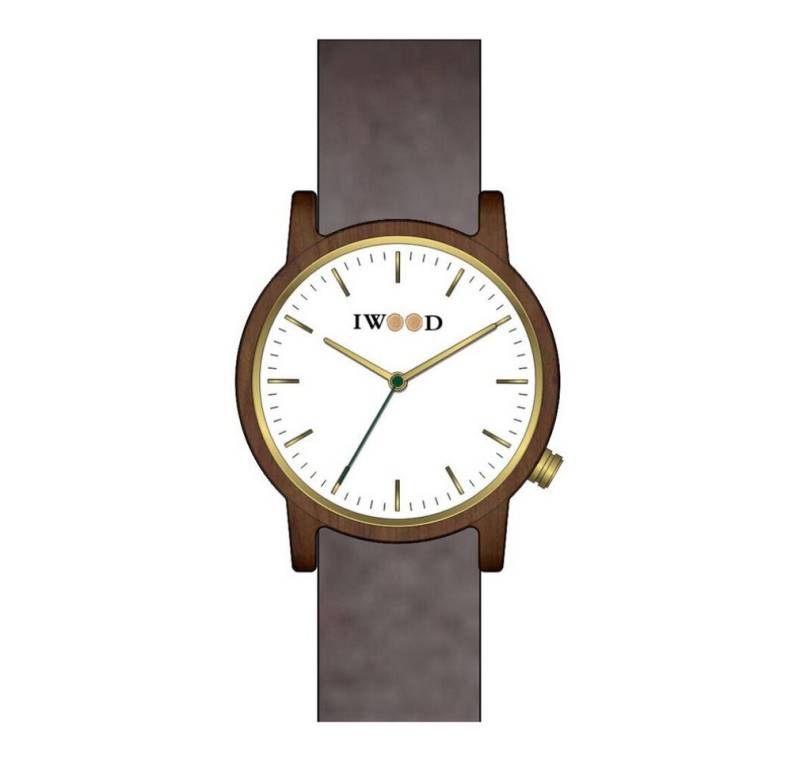 Iwood Luxusuhr Echtholz Herrenuhr IW18444003 von Iwood