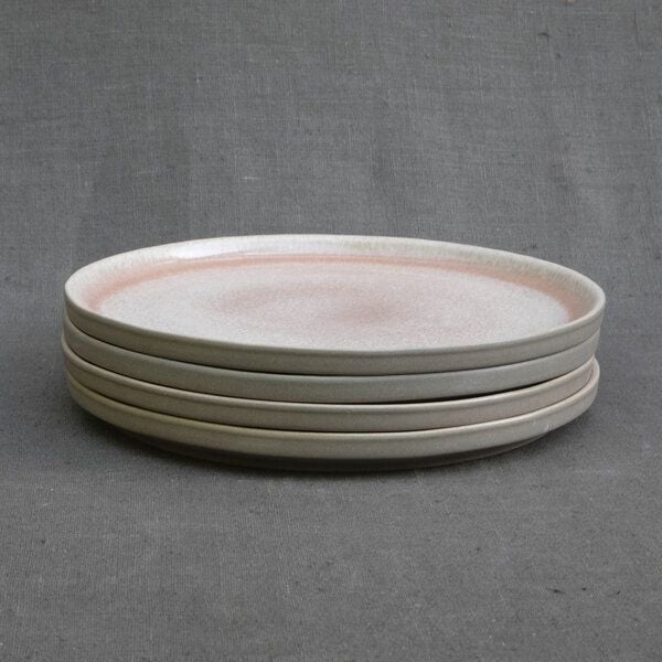 Izanami Tableware Handgemachter Großer Teller 4-6-8 Set (⌀ 25,5 cm) aus Steinzeug - Lietzensee von Izanami Tableware