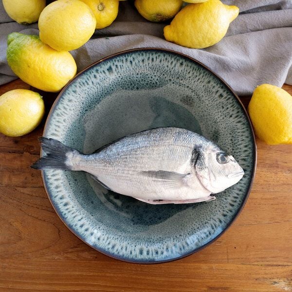 Izanami Tableware Handgemachter Grosser Teller 4er Set (⌀ 27 cm) aus Steinzeug - Krumme Lanke von Izanami Tableware