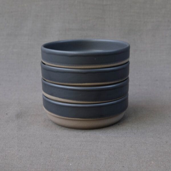 Izanami Tableware Handgemachter MÜSLI SCHALE SET 4er Set (⌀ 14 cm) aus Steinzeug - Lietzensee von Izanami Tableware