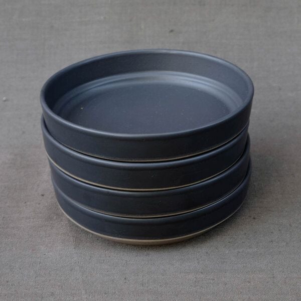 Izanami Tableware Handgemachter Pasta Teller 4er Set (⌀ 18,5 cm) aus Steinzeug - Lietzensee von Izanami Tableware