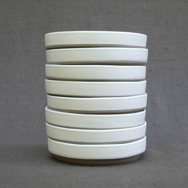 Izanami Tableware Handgemachter Pasta Teller 4er Set (⌀ 18,5 cm) aus Steinzeug - Lietzensee von Izanami Tableware