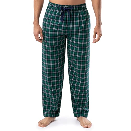 IZOD Herren Gewebte Schlafhose aus Poly-Rayon Pyjamahose, Grünes Plaid, XX-Large von Izod