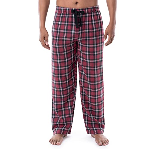 IZOD Herren Heather Flanell-Schlafhose Pyjamahose, rotem Karo, XXX-Large von Izod