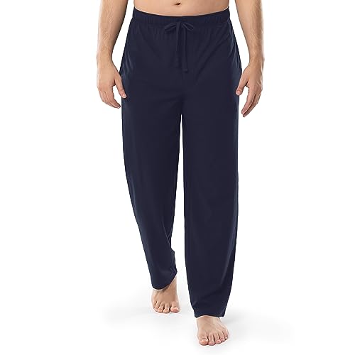 Izod Herren Jersey Knit Sleep Pant Pyjamaunterteil, Navy, Groß von Izod