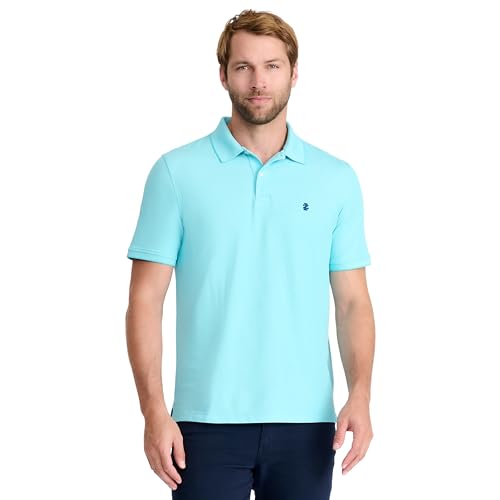 IZOD Herren Advantage Performance Poloshirt, kurzärmelig Polohemd, Blau-Blue Radiance, XL von Izod